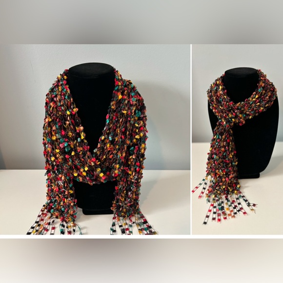 New Colorful Knitted Scarf - Picture 1 of 1